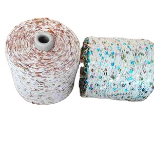 Sợi len pha acrylic chắc chắn, nhiều màu sắc, độ bền cao, sợi len polyester chunky đan móc với họa tiết nhuộm màu - Product Image 3