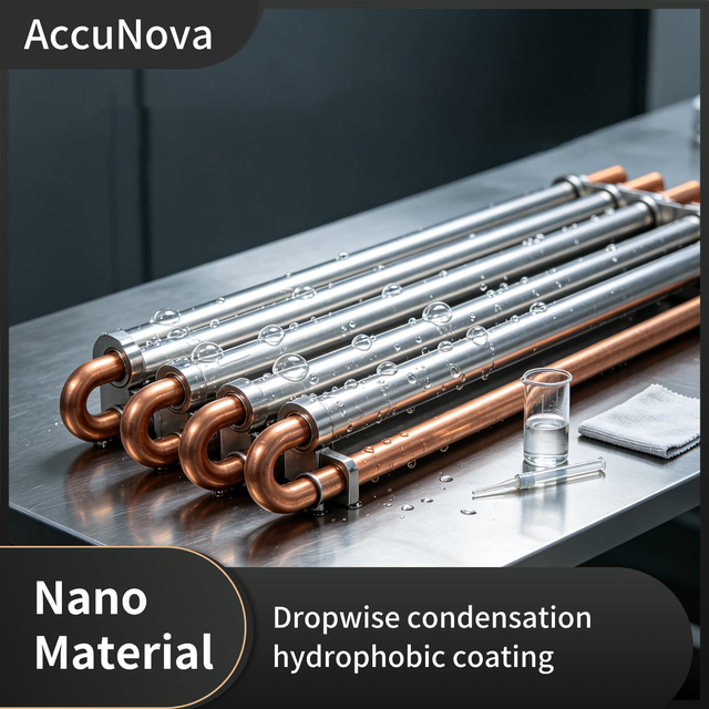 Dropwise Condensation Hydrophobic Nano Coating for Condenser Heat Exchange Pipes, Improve Heat Transfer Efficiency