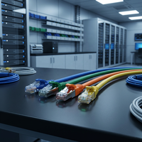 Câble de raccordement réseau Cat5e UTP non blindé FTP SFTP blindé avec connecteur RJ45