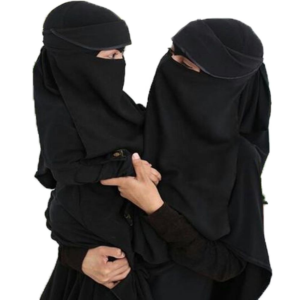 Hijab Elastico Per Donna - 2 Pezzi Viscosa Comoda E Modesta