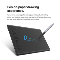 HUION H580X Tablette Graphique de Dessin sans Batterie EMR, Carnet Numérique