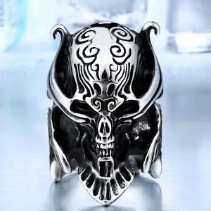 Garo-anillo de acero inoxidable estilo punk para hombre, SS8-166R de soldado, joyería de motorista, regalo de aniversario, venta al por mayor - Product Image 3