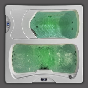 Moderna Bañera de Hielo Frío Integrada de Acrílico <span class=keywords><strong>para</strong></span> 2 Personas con Enfriador, WiFi, Aplicación y Esterilización con Ozono <span class=keywords><strong>para</strong></span> Recuperación de Atletas E116C - Product Image 6