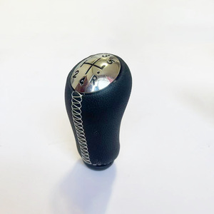 Chen Can Car Gear <b>Knob</b> Leather Manual Transmission <b>Shift</b> <b>Knob</b> For Renault Clio Modification Parts - Product Image 2