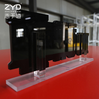 Haute transparence cristal clair acrylique lettres verre comme apparence pour les présentoirs de détail de luxe Showroom décor et centres de spa