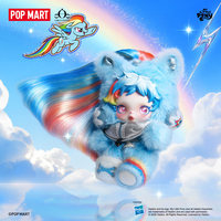 POPMART SKULLPANDA para la serie Rainbow: Caja sorpresa de colgantes de peluche con temática animal