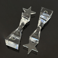 Trophée en cristal étoilé transparent personnalisé MH-FJ0151