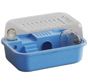 Jaula de hámster transparente Extra grande de lujo Botón moderno Villa sólida Rueda para correr Calidad de plástico OEM Jaula de hámster para mascotas personalizada - Product Image 1