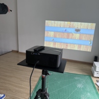 Système de projecteur de sol interactif pour la publicité, les expositions, les jeux pour enfants, les événements