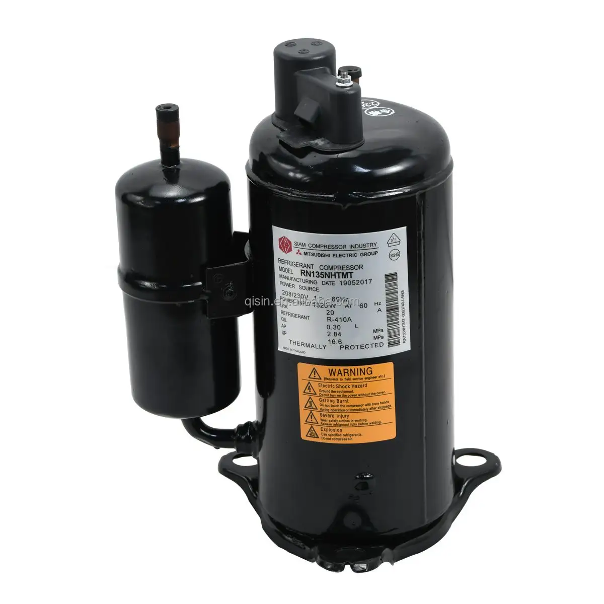 Compresor de aire acondicionado Mitsubishi de buen rendimiento modelo RN135NHTMT con R407C