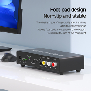 Convertisseur AV+S-Video vers <span class=keywords><strong>HDMI</strong></span> - Qualité industrielle - CVBS vers <span class=keywords><strong>HDMI</strong></span> HD 720P/1080P - Convertit les anciennes consoles de jeux en téléviseurs haute définition - Product Image 5