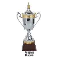 Trofeo Deportivo de Metal Personalizado de Alta Calidad y Duradero de la Marca Phoenix, Chapado en Oro y Plata, Grabado con Letras Impresas
