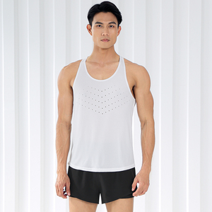 เสื้อกล้ามฟิตเนสออกกำลังกายผู้ชาย ผ้าโพลีเอสเตอร์ เสื้อกล้ามออกกำลังกายสำหรับผู้ชาย - Product Image 3