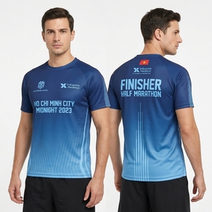 T-Shirt Personalizzate da Uomo in Poliestere con <span class=keywords><strong>Stampa</strong></span> a Sublimazione, Produttore di <span class=keywords><strong>Magliette</strong></span> Stampate <span class=keywords><strong>su</strong></span> Richiesta - Product Image 1