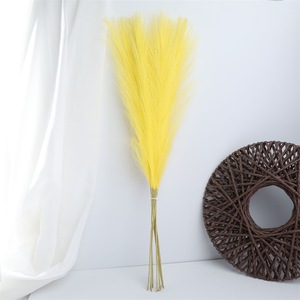 Mini Ramo de Hierba de Pampa Artificial Blanca, Ecológica, Alta, para Decoración de Sala de Estar y Bodas - Product Image 4