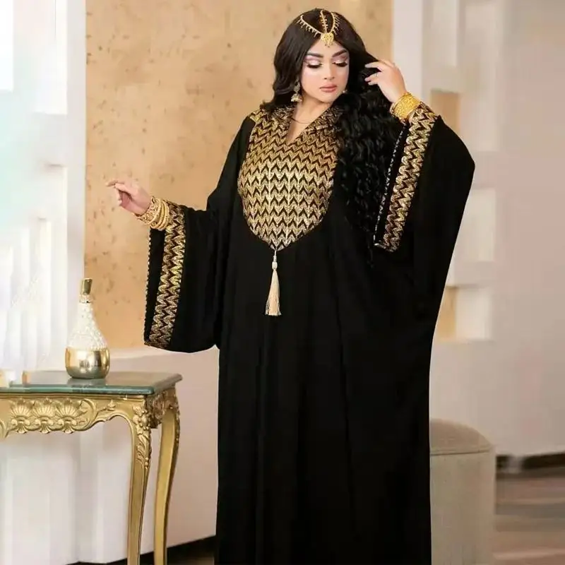 Hồi Giáo Ăn Mặc Cho Phụ Nữ Abaya Dubai Sang Trọng Đảng Bộ Thổ Nhĩ Kỳ Hồi Giáo Kaftan Phi Quần Áo Ramadan Eid Djellaba Áo Cộng Với Kích Thước