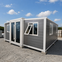 Maison conteneur pliable, coupe-vent et étanche, pour logement de travailleurs, transport facile, cabine préfabriquée modulaire