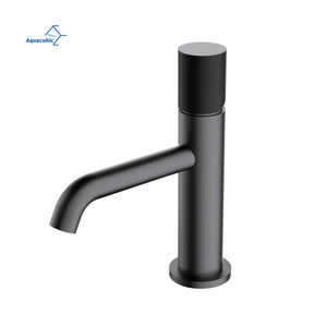 Zeitgenössischer Wasserhahn Badezimmer mischer Wasserhahn Deck montiert Waschtisch armatur Messing Mattschwarz Waschtisch armatur - Product Image 1