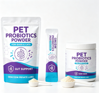 Poudre de Probiotiques pour Animaux OEM ODM, Complément de Soutien Digestif pour Chiens et Chats, Poudre Probiotique pour la Santé Digestive