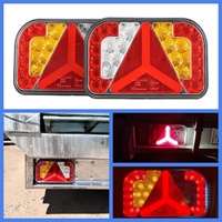 Nuevos arneses de luces traseras LED impermeables de 12/24 V con aprobación ECE E Mark para remolques, con enchufe de 13 pines, 50000 horas de vida útil y lente de PC