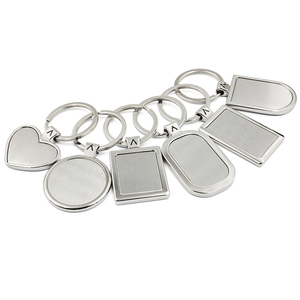 Kim Loại Móc Chìa Khóa Bán Buôn Thăng Hoa Khoảng Trống Móc Chìa Khóa Tùy Chỉnh Trống Laser Khắc Logo Tên Tag Kim Loại Keychain Cho Khắc - Product Image 1