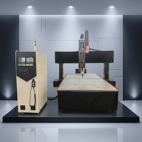 Routeur CNC 4 axes Syntec PLC Rongchi fiable, équipement de gravure haute performance avec moteur et engrenage pour la vente en gros