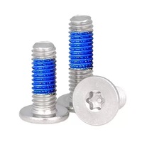 Vis Torx intérieures à tête plate numérique à motif de CD du fabricant avec micro-vis zinguée à motif de soleil à points de colle