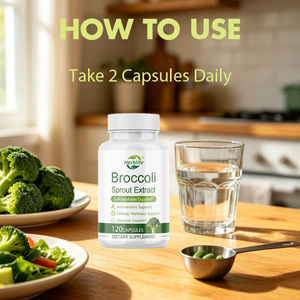 Cápsulas de Extracto de Brocoli en Venta al por Mayor OEM/ODM, Sulforafano, Apoyo al Bienestar Diario, Antioxidante, Inmunidad y Nutrición - Product Image 5