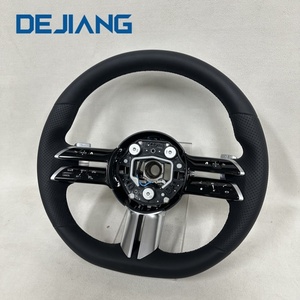 Volant de <span class=keywords><strong>voiture</strong></span> pour Mercedes-Benz CLASS W205 W204 W222 W463 W464 AMG GLA GLC CLS CLA Classe A Classe E - Volant en cuir - Product Image 2
