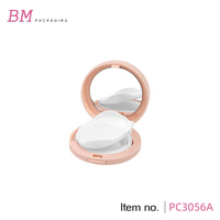 Boîtier de recharge rond personnalisé pour fond de teint, emballage cosmétique, conteneur rechargeable pour marque de cosmétiques