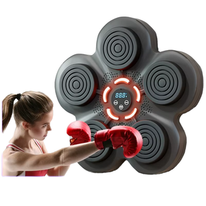 <span class=keywords><strong>Cible</strong></span> de vitesse pliable bon marché directe d'usine avec la machine d'entraînement de boxe des adultes d'opération silencieuse de haut-parleur - Product Image 1