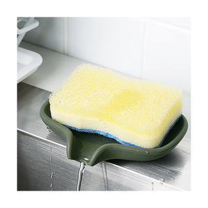<span class=keywords><strong>Plato</strong></span> de silicona para jabón con escurridor, escurridor de <span class=keywords><strong>goma</strong></span> para Bar, esponja para jabón - Product Image 3