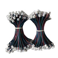 4-Pin PHB Doppelendiger Kabelbaum, UL1007 26AWG Kabelkonfektion für Display-Bildschirm-Bedienfelder