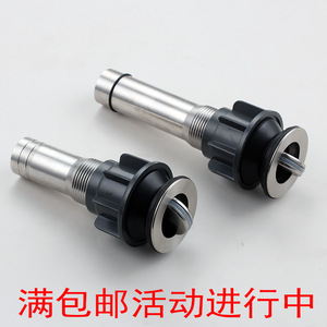 ท่อระบายน้ำแบบพลิกขึ้นได้ทำจากสแตนเลส ขนาด 6 นิ้ว แบบเกลียวทรงกระบอก ป้องกันการกัดกร่อน สำหรับอ่างล้างหน้าและอ่างล้างจาน - Product Image 5