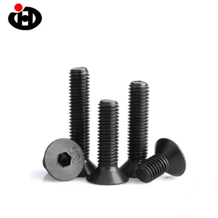 DIN 7991 Black Hex Socket Flat Head Screw Grade 10.9 12.9