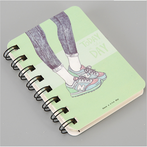 Chất lượng cao A7 mini máy tính xách tay thiết kế đáng yêu bìa cứng xoắn ốc tùy chỉnh lót túi Tạp Chí cho học sinh văn phòng văn phòng phẩm - Product Image 5