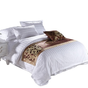 Bán Sỉ Khăn Trải Giường Khách Sạn Màu Trắng Đặt Làm Tại Nhà Khách Sạn Bệnh Viện 100% Cotton - Product Image 5