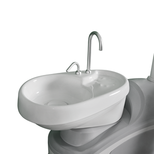 Oral Clinic Umfassender Behandlungsstuhl Keramik-Zahnarztstuhl-Zubehör Mundspülbecken - Product Image 1