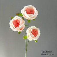 Hochwertige 3D-gedruckte Seidenblumen in Rosa-Tönen – Simulationsdekoration für Hochzeitskapellen, Decken, Gangführungen und Outdoor-Fotografie-Requisiten
