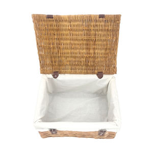 Cesto Rotondo in Vimini Senza Manici, Cesto Portaoggetti in Rattan per Bambini - Product Image 2