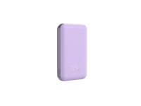 Batterie externe portable 10000mAh PD à charge rapide, magnétique, sans fil, 20W, avec support, écran LED, technologie GaN et câble