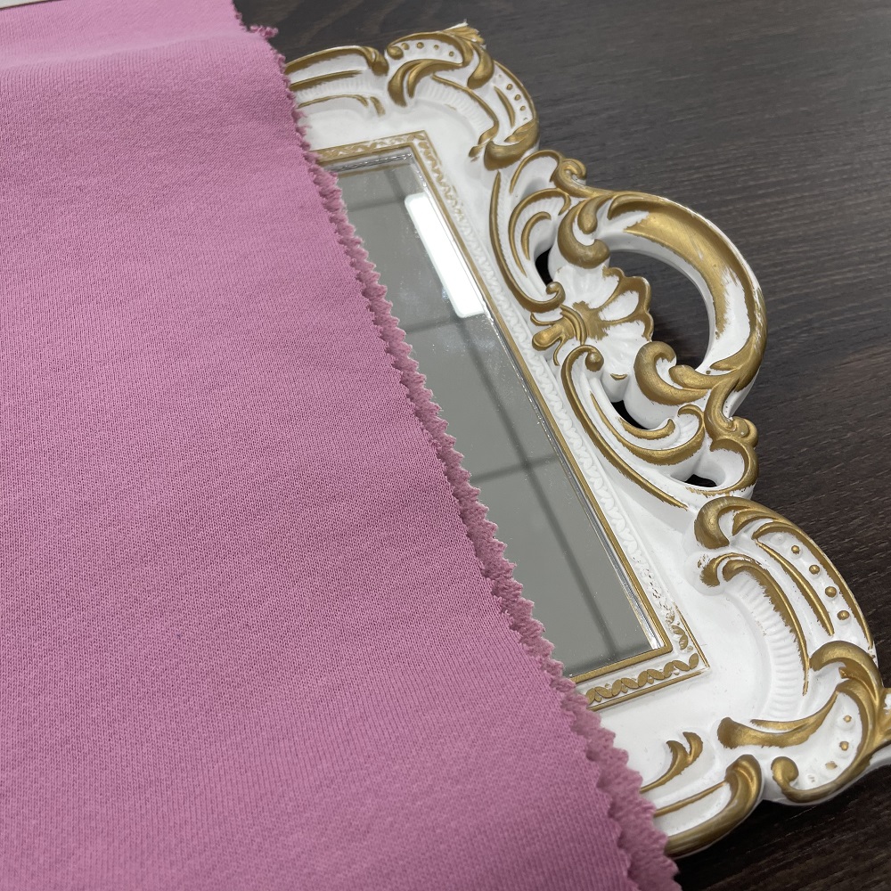 Высококачественная эластичная 71% хлопковая 29% Полиэстеровая трубчатая вязаная французская махровая хлопковая ткань для осени и зимы бесшовные толстовки