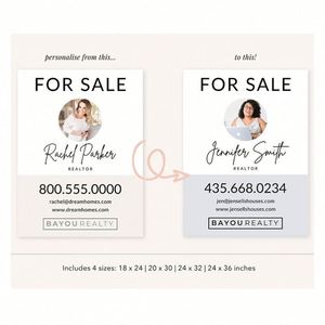 Impresión de Publicidad Inmobiliaria con Logotipo Personalizado para Exteriores, Letrero Moderno para Jardín, Regalo Promocional de Marketing Inmobiliario - Product Image 2