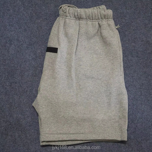Conjunto de 2 Piezas de Ropa Deportiva para <span class=keywords><strong>Hombre</strong></span>, <span class=keywords><strong>Pantalones</strong></span> <span class=keywords><strong>Cortos</strong></span> de <span class=keywords><strong>Gimnasio</strong></span>, Estilo Urbano Esencial, de Alta Calidad, Transpirables, Lavados, de Felpa Francesa, con Logotipo Personalizado, MOQ Bajo, Económico - Product Image 3