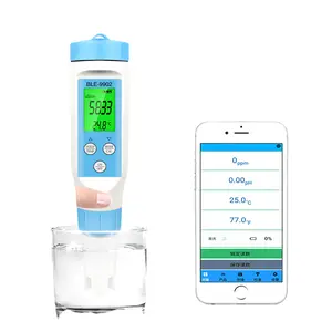 Blue tooth-compatible High Accuracy Water Quality Test 3 in 1 TDS EC Temperature pH Meter Pen