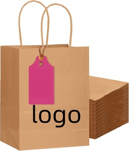 Bolsa de Papel Kraft Reciclable, Biodegradable y Desechable con Logotipo Personalizado para Restaurantes, Comida para Llevar, Entrega a Domicilio, Almuerzo y Empaque de Alimentos - Product Image 1