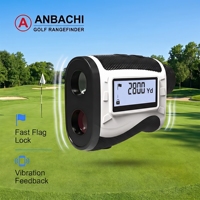 Anbachi Télémètre laser numérique optique avec zoom 7X, étanche IP54, écran LCD, pour le golf et la chasse à l'arc