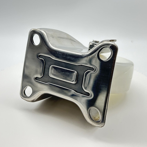 VIMA Stainless Steel Nylon 5 Inch Fixed Casters Silent 180KG Heavy Duty <b>Trolley</b> Shopping Cart Industrial Caster No Ball Bearing - Product Image 4