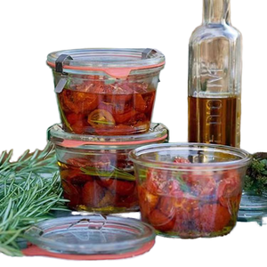 40Years Factory Classic High Borosilicate Glass <b>Jar</b> Canister Cover Eco-Friendly Country Design Heat Resistant Juice Dispenser - Product Image 1