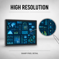 Computadora Industrial con Panel Táctil HMI YCT, Intel I3/I5/I7, 16GB RAM DDR3, Pantalla HUD para Centro de Datos